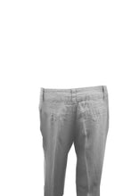 Load image into Gallery viewer, Grey Linen High Rise Straight Leg Trousers
