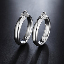 Load image into Gallery viewer, Ladies 925 Silver Medium Hoop Creole Hoop Earrings