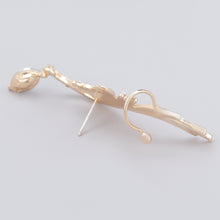 Load image into Gallery viewer, Angel Wings Rhinestone Dangling Crystal Ear Cuff Crawlers Earrings