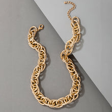 Load image into Gallery viewer, Ladies Luxury Thick Chain Chunky Circle Link Choker Necklace