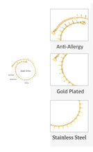 Load image into Gallery viewer, Ladies Gold Dainty & Minimalist Dangling Tassel Anklet Bracelet Foot Ankle Chain