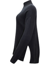 Load image into Gallery viewer, Pink Black Ivory High Neck Thick Soft Knit Plus Size Jumpers