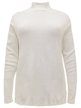 Load image into Gallery viewer, Pink Black Ivory High Neck Thick Soft Knit Plus Size Jumpers