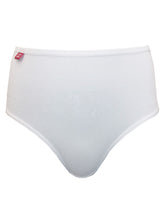 Load image into Gallery viewer, Ladies Famelle White 4-Pack Cotton Rich Full Briefs