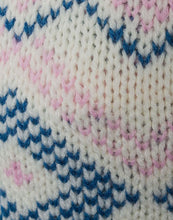 Load image into Gallery viewer, Ladies Fair Isle Cream Multi Knitted Roll Neck Jumper Dress