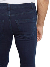 Load image into Gallery viewer, Navy Morrow Ripped Open Knee Skinny Fit Denim Jeans