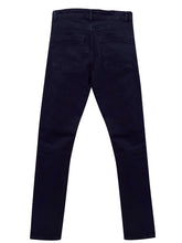 Load image into Gallery viewer, Navy Morrow Ripped Open Knee Skinny Fit Denim Jeans