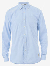 Load image into Gallery viewer, Mens Sky Blue Pure Cotton Button Collar Longsleeve Oxford Shirt
