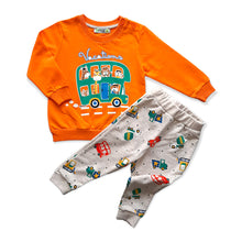 Load image into Gallery viewer, Boys Toddlers Vocation Sweatshirt Top & Bottom Sets