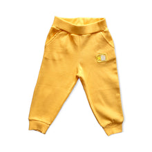 Load image into Gallery viewer, Girls Yellow Funny Embroidery Top & Bottom 2Pc Sets