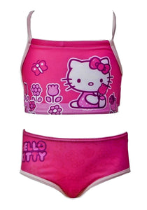 Pink Hello Kitty Tankini Two Piece Swimming Costume