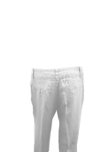 Load image into Gallery viewer, Sand Linen High Rise Straight Leg Trousers