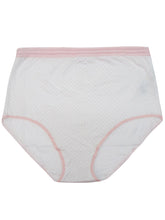 Load image into Gallery viewer, Ladies Pink Contrast Trim Modal Blend Spot Print Briefs
