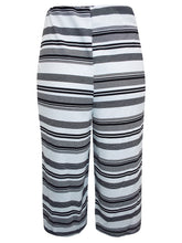 Load image into Gallery viewer, Pull On Stripe Elasticated Waist Culottes
