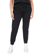 Load image into Gallery viewer, Ladies Black Cuffed Hem Joggers
