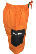 Load image into Gallery viewer, Boys Orange Angry Birds Swimming Beach Shorts 9-10yrs