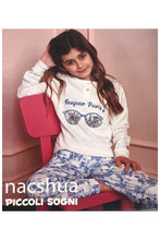 Load image into Gallery viewer, Girls White Pink Floral Paris Boutique Paris Print Boxed Pyjamas