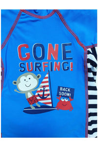 Blue & Red Cone Surfing Safe UV40 Swimming Set