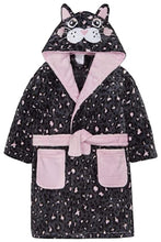 Load image into Gallery viewer, Girls Super Soft ‘I Love Cat Naps’ Hooded Dressing Gowns