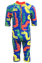 Load image into Gallery viewer, Boys Mini Club Alligator Crocodile Sunsafe UV40+ Swimming Suit