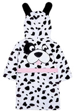 Load image into Gallery viewer, Girls Super Soft Dalmations Hooded Dressing Gowns