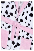 Load image into Gallery viewer, Girls Super Soft Dalmations Hooded Dressing Gowns