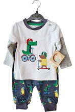 Load image into Gallery viewer, Baby Boys Lily & Jack White Multi 2 Pack Babygrow