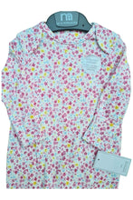 Load image into Gallery viewer, Baby Girls White Multi Floral Print Cotton Babygrow