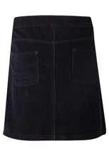 Load image into Gallery viewer, Girls Black Classic Corduroy Skirt