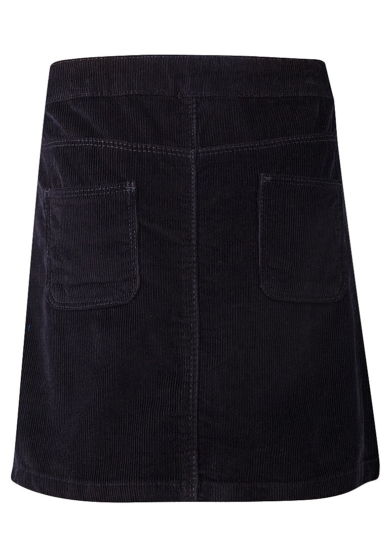 Cord skirt black online