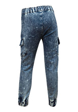 Load image into Gallery viewer, Girls Minoti Blue Acid Wash Jeggings Jeans
