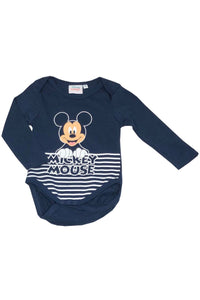 Baby Boys Navy Disney Mickey Mouse Bodysuit