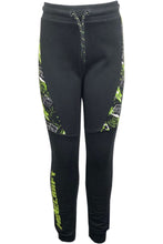 Load image into Gallery viewer, Boy Black Minecraft Creeper Gaming Sweat Pants Joggers Bottoms

