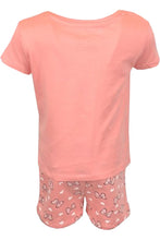 Load image into Gallery viewer, Girls Toddler Disney Minnie Mouse Peach Short Summer Pyjamas
