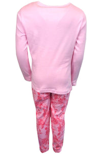 Girls White Pink Floral Paris Boutique Paris Print Boxed Pyjamas