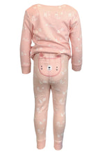 Load image into Gallery viewer, Baby Girls 2 Pk Pink Bear Print Cotton Top & Leggings Pyjamas