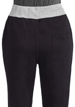 Load image into Gallery viewer, Black Contrast Elasticated Waistband Jogging Pants

