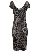 Load image into Gallery viewer, Brown & Grey Multi Animal Print Dress