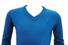 Load image into Gallery viewer, Kids Boys Girls Turquoise Soft Knitted Jumper