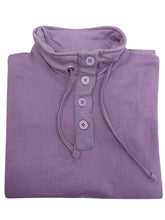 Load image into Gallery viewer, Purple Cotton Rich Funnel Neck Top
