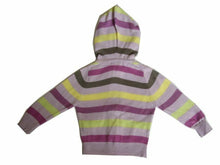 Load image into Gallery viewer, Lilac Multi Striped Hooded Cardigan
