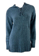 Load image into Gallery viewer, Blue Real Comfort Large Collar Tie Neck Jumper
