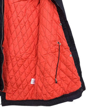 Load image into Gallery viewer, Girls Midnight Blue Detachable Furry Trim Hood Parka Winter Coats