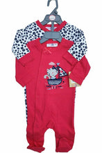 Load image into Gallery viewer, Lily &amp; Jack Red Multi 2Pack Cotton Sleepsuits
