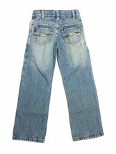 Load image into Gallery viewer, Boys Blue Dirty Wash Crinkle Effect Cotton Jeans