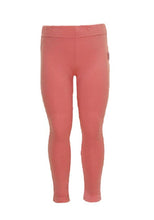 Load image into Gallery viewer, Girls Grey / Mid Pink Full Length Elasticated Waist Stretchy Leggings