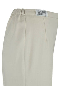 Stone Side Elasticated Waist Comfort Fit Trouser