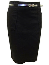 Load image into Gallery viewer, Black Autograph Chino Belted Skirts