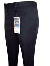 Load image into Gallery viewer, Black Slim Fit Flat Front Smart Suit Trouser