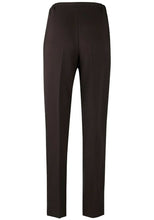 Load image into Gallery viewer, Brown Side Elasticated Waist Comfort Fit Trouser